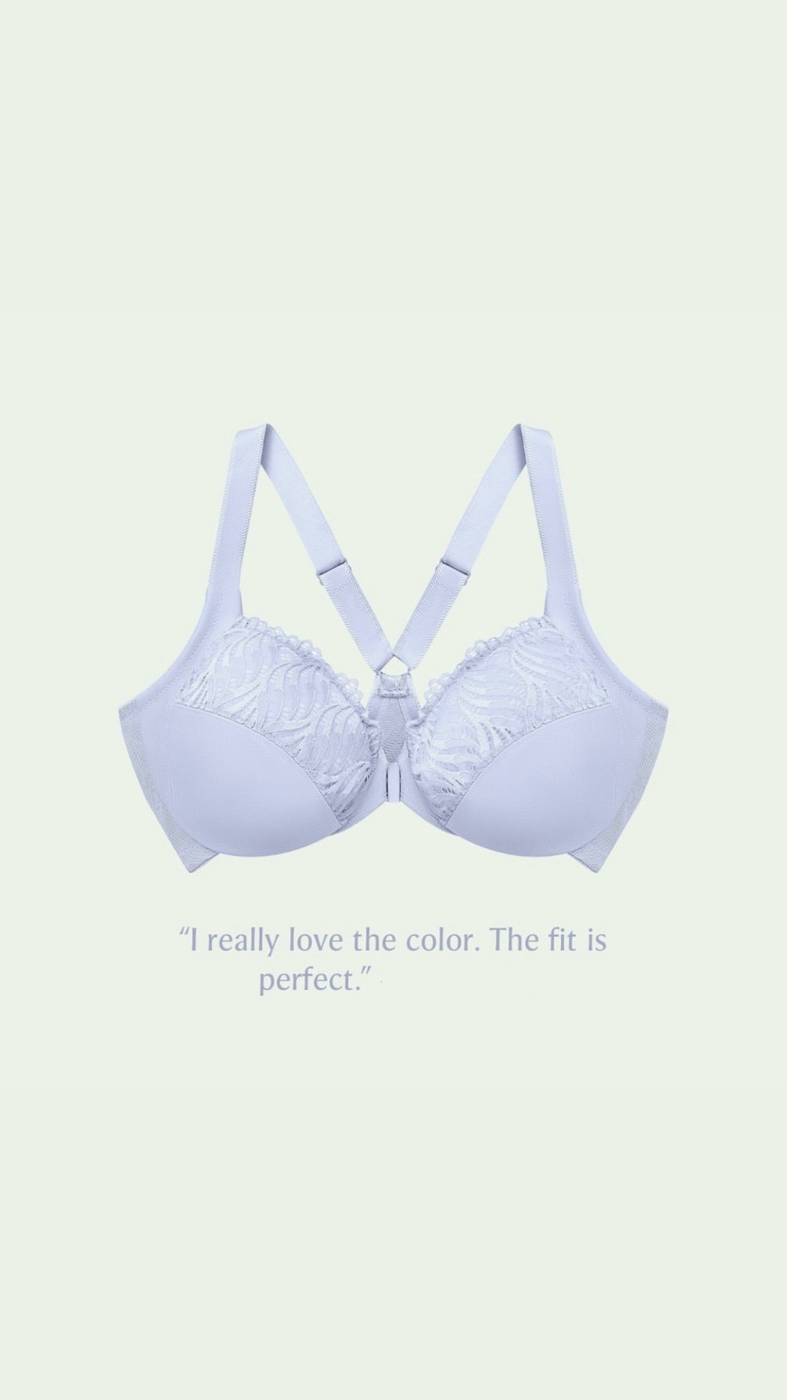 Sky Front-Hook Bra