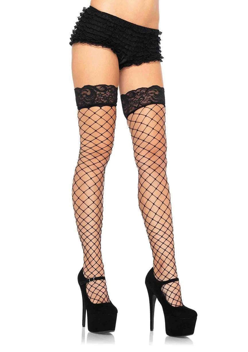 Fall Harder Fishnet Stockings